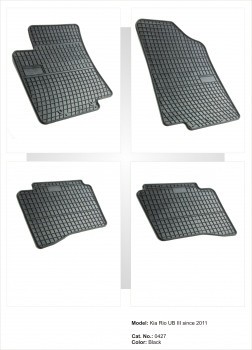Set presuri cauciuc Kia Rio III dupa 2011