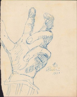 A1649 Schiță de Dimitrie &amp;bdquo;Puiu&amp;rdquo; Eitel, nesemnată foto