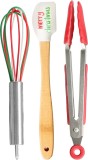 Set ustensile de bucatarie cu motiv de Craciun, 3 piese