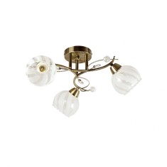 Lustra Flandra Alb+Alama 3xE27 60W