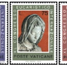 Vatican 1973 - 40-lea Congres International Eucaristic, serie neuzata