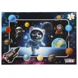 Puzzle Witty Puzzlezz, Pisica astronaut, 35 piese