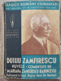 Nuvele - Duiliu Zamfirescu// 1939