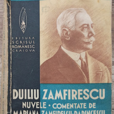 Nuvele - Duiliu Zamfirescu// 1939