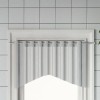 VidaXL Șine pentru perdele 2 buc, alb și argintiu, 90-130 cm, aluminiu