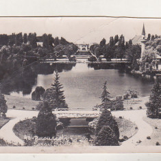 bnk cp Bucuresti - Parcul Regele Carol I - uzata 1938 - decupata