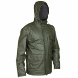 Jachetă 300 Impermeabilă verde Bărbați, Solognac