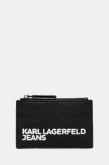 Karl Lagerfeld Jeans portofel femei, culoarea negru, A2W32048