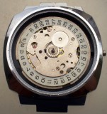K.587 MECANISM CEAS MECANIC BARBATESC + CARCASA POLJOT 17 JEWELS SU 2614.2H USSR