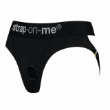 StrapOn Harness tanga sexy negru elastic M