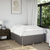 Cumpara ieftin Gossi cadru de pat, gri taupe, 120x190 cm, material textil