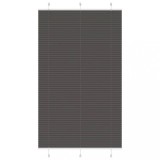 Gossi jaluza plisata negru 115x200 cm latime tesatura 114,4 cm