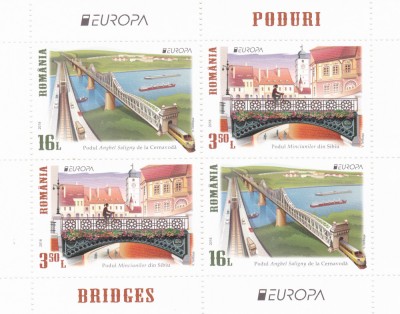 EUROPA 2018,PODURI BLOC MODEL1,Lp.2188a,2005, MNH ** ROMANIA. foto