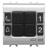 Pulsantiera 4 canale 2M Gewiss Chorus KNX titan GW14782