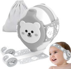 Casti antifonice pentru copii si bebelusi 3-36 luni WePro Store, protectie auditiva in medii zgomotoase, sistem de prindere sigur pentru fontanela, be