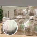 LENJERIE DE PAT CREPONATA 100% BUMBAC (CREP10) - King size