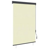 vidaXL Jaluzea tip rulou de exterior, crem, 120 x 250 cm