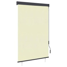 vidaXL Jaluzea tip rulou de exterior, crem, 120 x 250 cm
