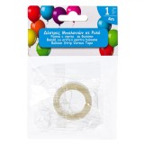 Bandă Fixare Baloane, Rola, Lungime 4m, Transparent, Plastic
