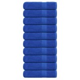 Gossi prosoape de maini, frogn, 10 buc., albastru, 50x100 cm, 360 g/m2