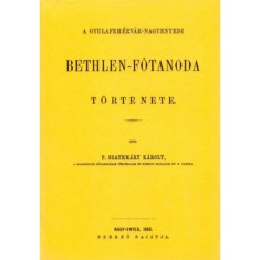 A gyulafeh&eacute;rv&aacute;r-nagyenyedi Bethlen-főtanoda t&ouml;rt&eacute;nete - P. Szathm&aacute;ry K&aacute;roly