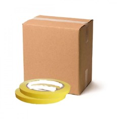 Banda pentru sigilat pungi Galben , PVC 9 mm 60 m , solvent - 192 buc foto