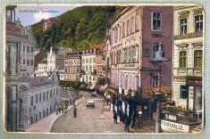 AD 333 C. P. VECHE - KARLSBAD -SPRUDELSTR. -CEHOSLOVACIA-CIRCULATA1932-BUCURESTI