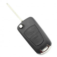 Opel - Carcasa tip cheie briceag cu 2 butoane, lama pe stanga foto