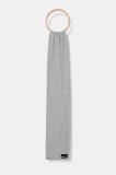 Karl Lagerfeld Jeans eșarfă din amestec de l&acirc;nă culoarea gri, melanj, A4W33084