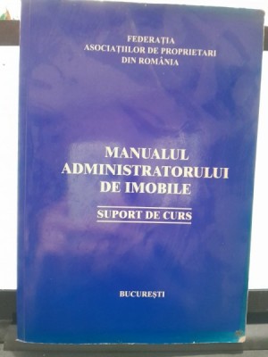 Manualul administratorului de imobile, suport de curs foto