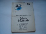 Buletin informativ nr. 5. August 1983 - Federatia romana de volei