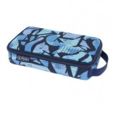 Penar tip etui, 2 Go, dimensiune 13.5 x 5.5 x 22 cm, motiv Camo, culoare albastru