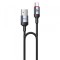 Cablu Date si Incarcare USB-A - USB-C Yesido CA129C, 18W, 1.2m, Negru
