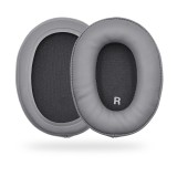 Set 2 bureti TXE pentru casti Audio-Technica ATH M50X, M50XBT, M50, M40X, M30, M20, M10, Gri inchis, Spuma cu memorie, Piele ecologica