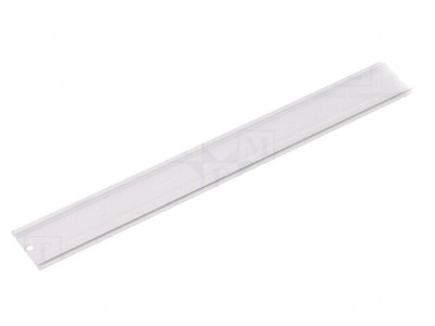 Profil aluminiu LED alb 2m pentru montaj pe suprafață foto