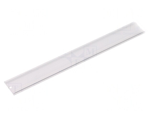 Profil aluminiu LED alb 2m pentru montaj pe suprafață