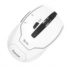 Mouse Wireless Milano Hama, 2400 dpi, 6 butoane, USB, Alb foto