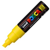 Marker UNI PC-8K Posca, 8.0 mm,varf tesit,galben