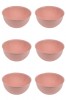 Set boluri, 6 piese, 3 L, Plastic, Roz