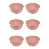 Set boluri, 6 piese, 3 L, Plastic, Roz