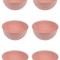 Set boluri, 6 piese, 3 L, Plastic, Roz
