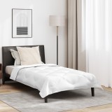vidaXL Duvet pentru toate sezoanele Altele Alb 135 x 220 cm Microfibră