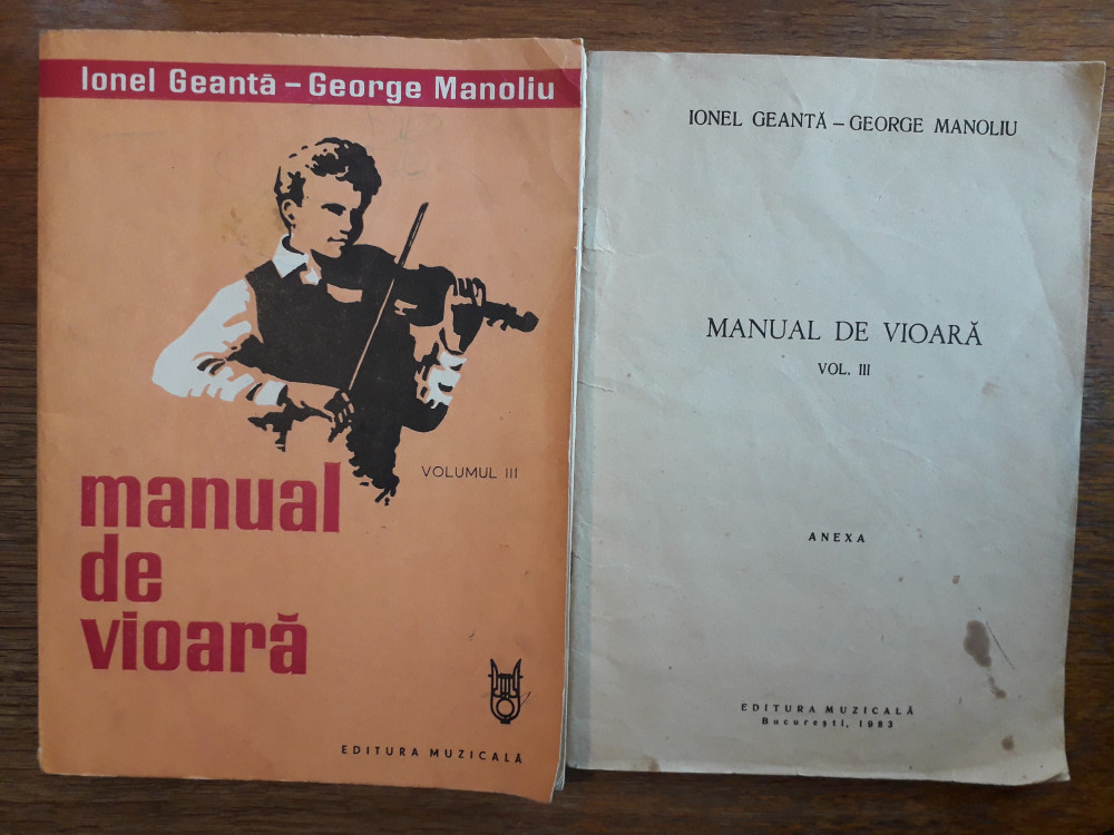 Manual de vioara + Anexa, vol.III / R3S, Alta editura | Okazii.ro