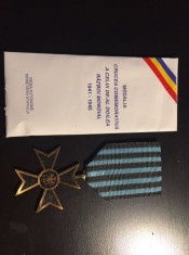 Medalie crucea comemorativa a celui de-al doilea razboi mondial foto
