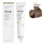 Vopsea fara Amoniac cu ulei de argan 7.01 Think Maxxelle Blond natural cenusiu 100 ML