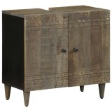 vidaXL Dulap pentru chiuveta de baie, 62x33x58 cm, lemn masiv de mango 4017811