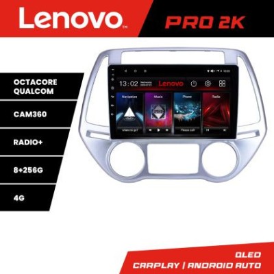 Navigatie Hyundai I20 2011-2014 manual si automat Android radio gps internet 8 core QLED 2K 8+256 360 Lenovo CarStore Technology foto