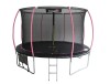Trambulina Sport Max 3.6 m, negru / roz, Lean 8341