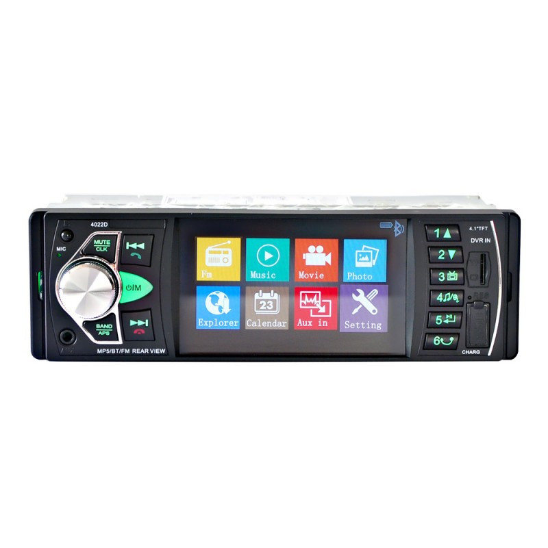 Radio Auto MP5 PLAYER Techstar® 4022D SMART 1DIN, cu Display 4.1",  Bluetooth, Telecomanda | Okazii.ro
