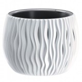 Ghiveci decorativ Strend Pro Sandy Bowl, Alb, 238x161 mm